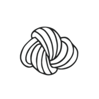 Liquid material is spun into thread